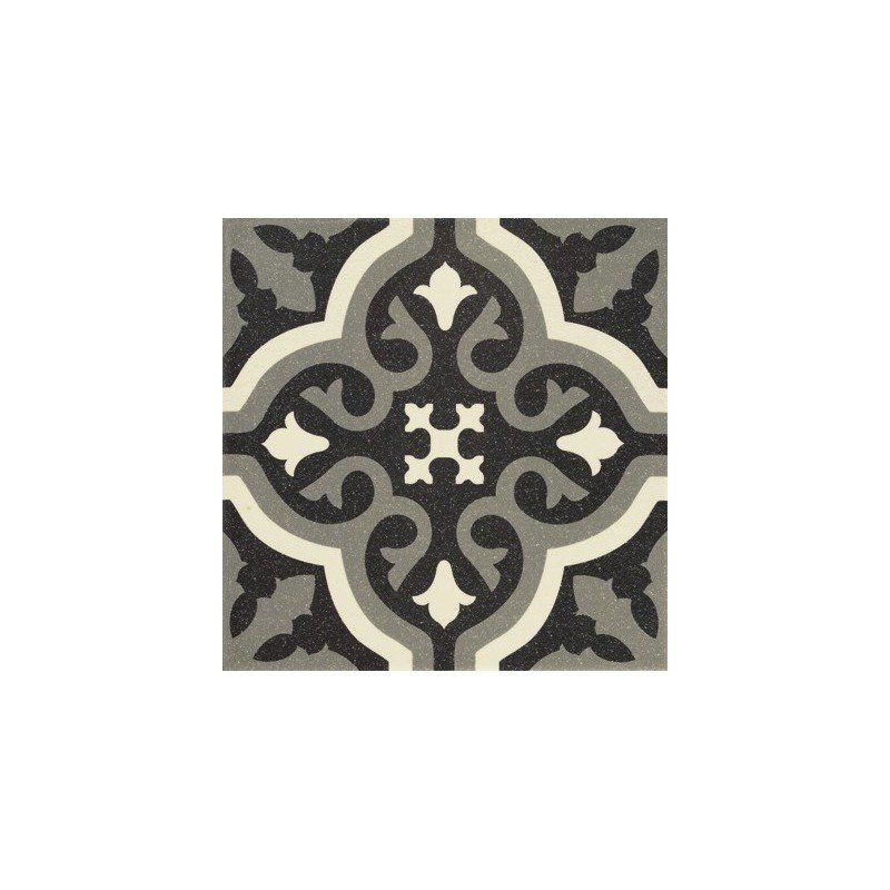 Centro Florentine Black central pattern 20x20 (box of 1 m²)