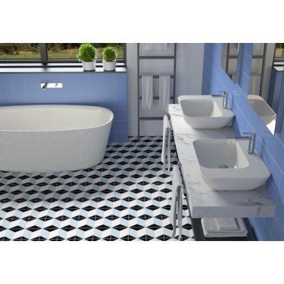 Carrelage Metro 7,5x15 blanc