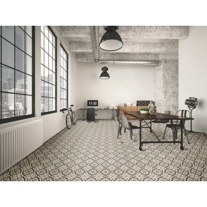 Centro Florentine White central pattern 20x20 (box of 1 m²)
