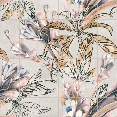 Tile set Autumn Leaves 20x20 (tile set of 1,44 m²)