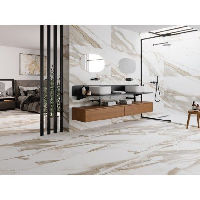 Série Calacatta golden mat 60x120 (carton de 1,43 m2)