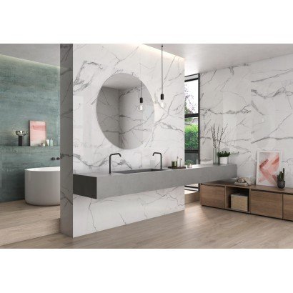 Milo blanco poli 60x120 (carton de 1,44 m2)