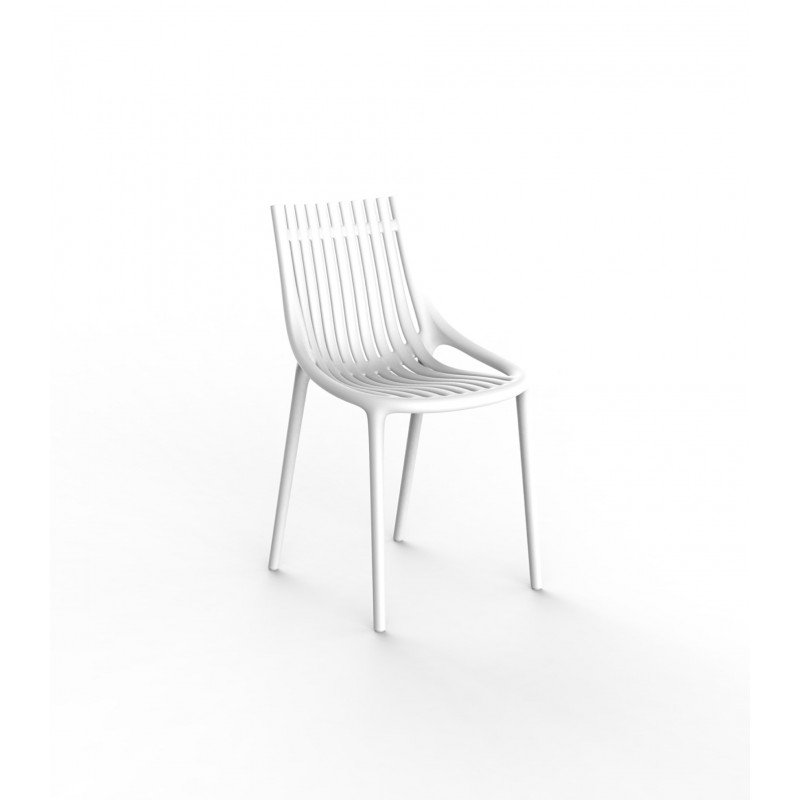 Chaise Vondom Ibiza 46x51x81 - Blanc - Lot de 4 unités