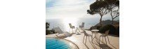 Fauteuil Vondom Ibiza 72x67x91 - Écru - Lot de 4 unités