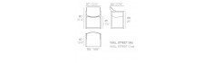 Chaise avec accoudoirs Vondom Wall Street 57x53x80 - Blanc - Lot de 2 unités