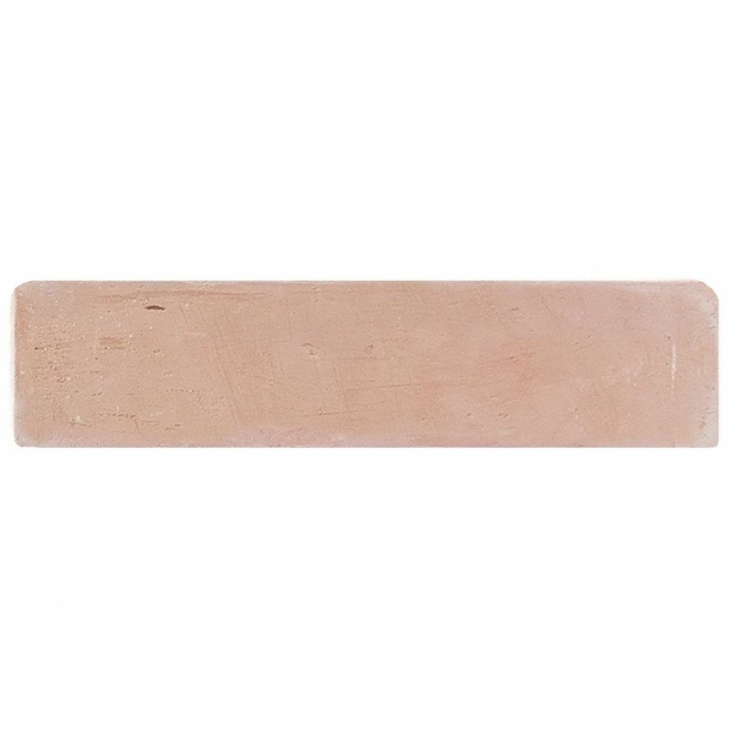 Plinthe Terre cuite fait main Natural bords arrondis 10x40 (vendu à l'unité)