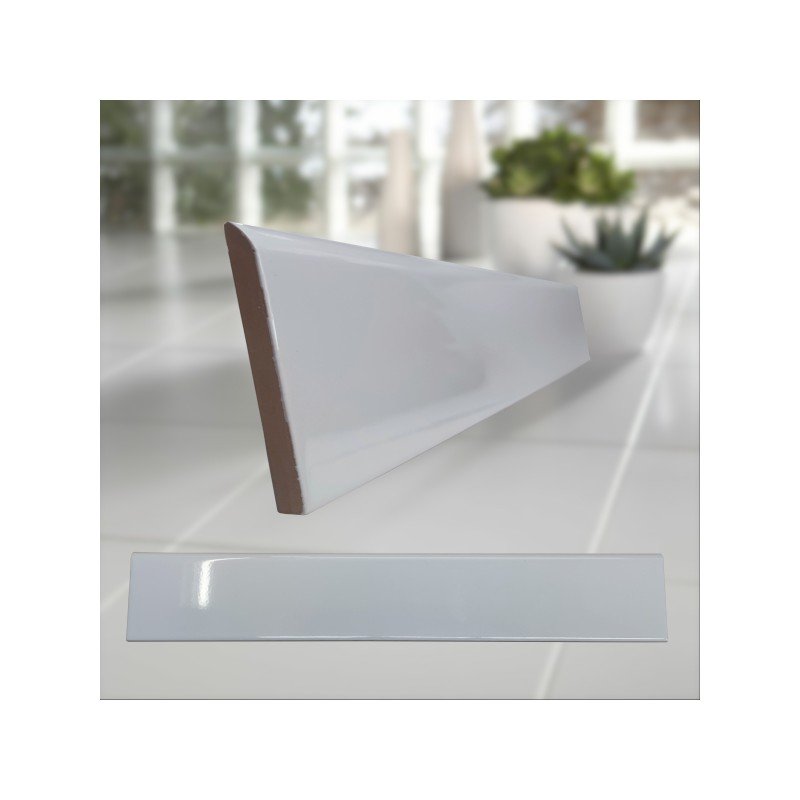 copy of Plinthe carrelage blanc mat uni 10x60 (vendu à l'unité)