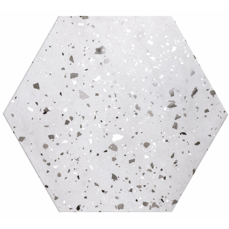 Confeti grey 56x48,5 hex (box of 1,20 m²)