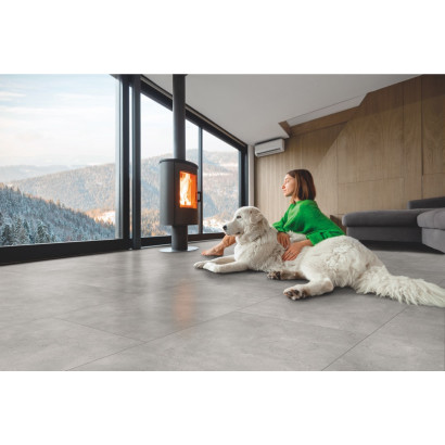 Ciment Medium 61x123 SPC High-Resistance Flooring (box of 1,52 m2)