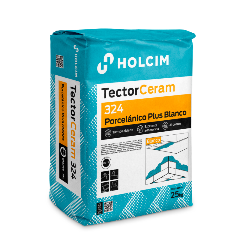 copy of Tile adhesive TectorCeram 324 Gel Flex white C2TES1 25 kg