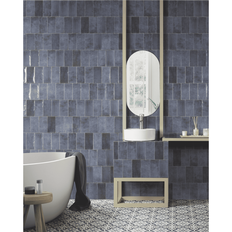 Série Decor Camden Azzurro 10x20 (carton de 1 m2)