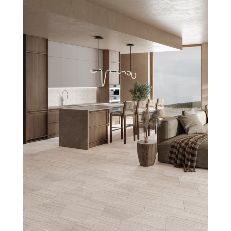 Travertino 56x48,5 hexagonal (box of 1,20 m²)