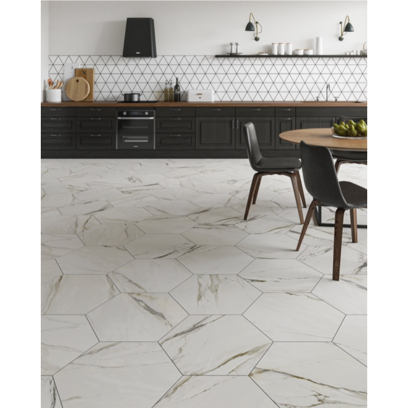 Thassos gold 56x48,5 hex (box of 1,20 m²)