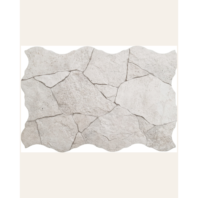 Borgogna White Flagstone 44x66 (box of 1,17 m2)