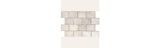 Borgogna White Cobblestone 44x66 (box of 1,04 m2)