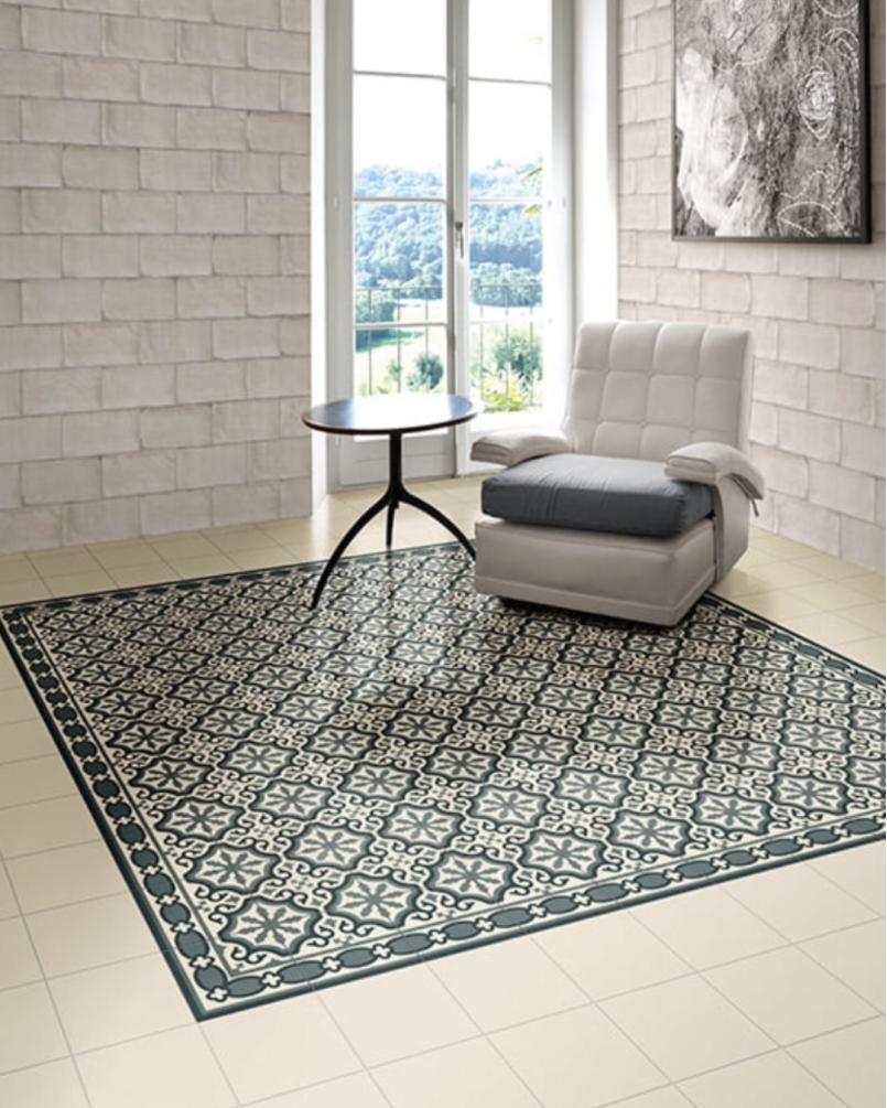 Centro Florentine Blue central pattern 20x20 (box of 1 m²)