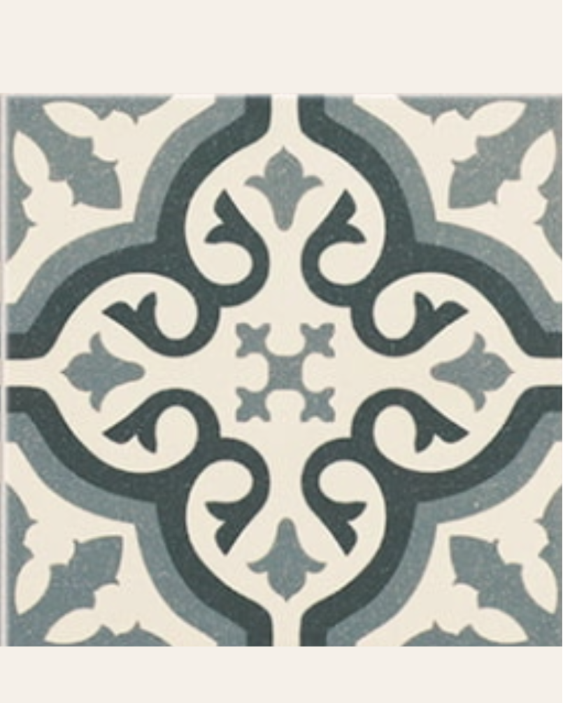Centro Florentine Blue central pattern 20x20 (box of 1 m²)