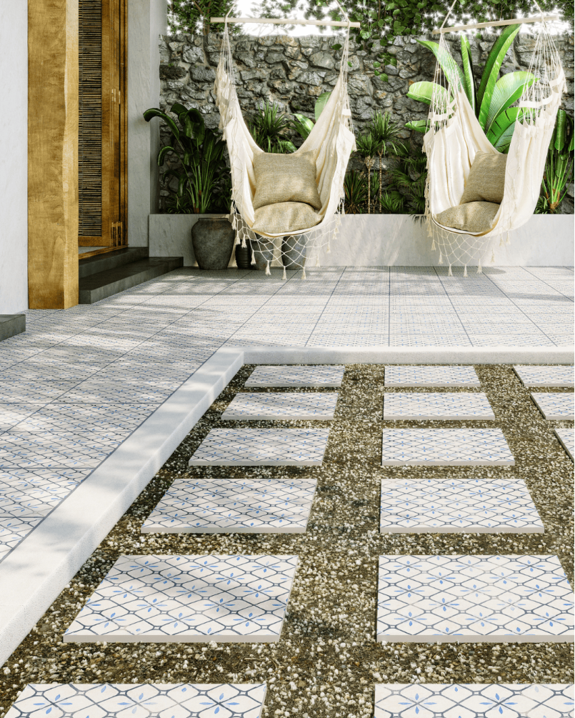 Dalle de terrasse sur plots Venice Denim 32,9x32,9 (carton de 0,65 m2)