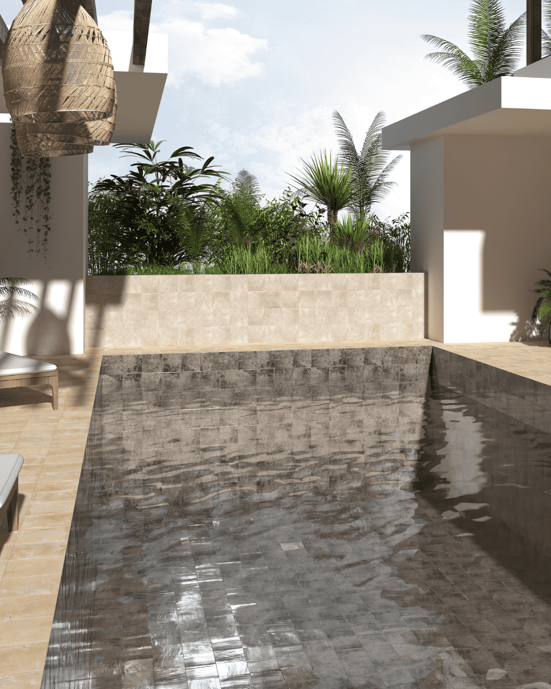 Série Ocean land 20x20 piscine (carton de 1 m2)