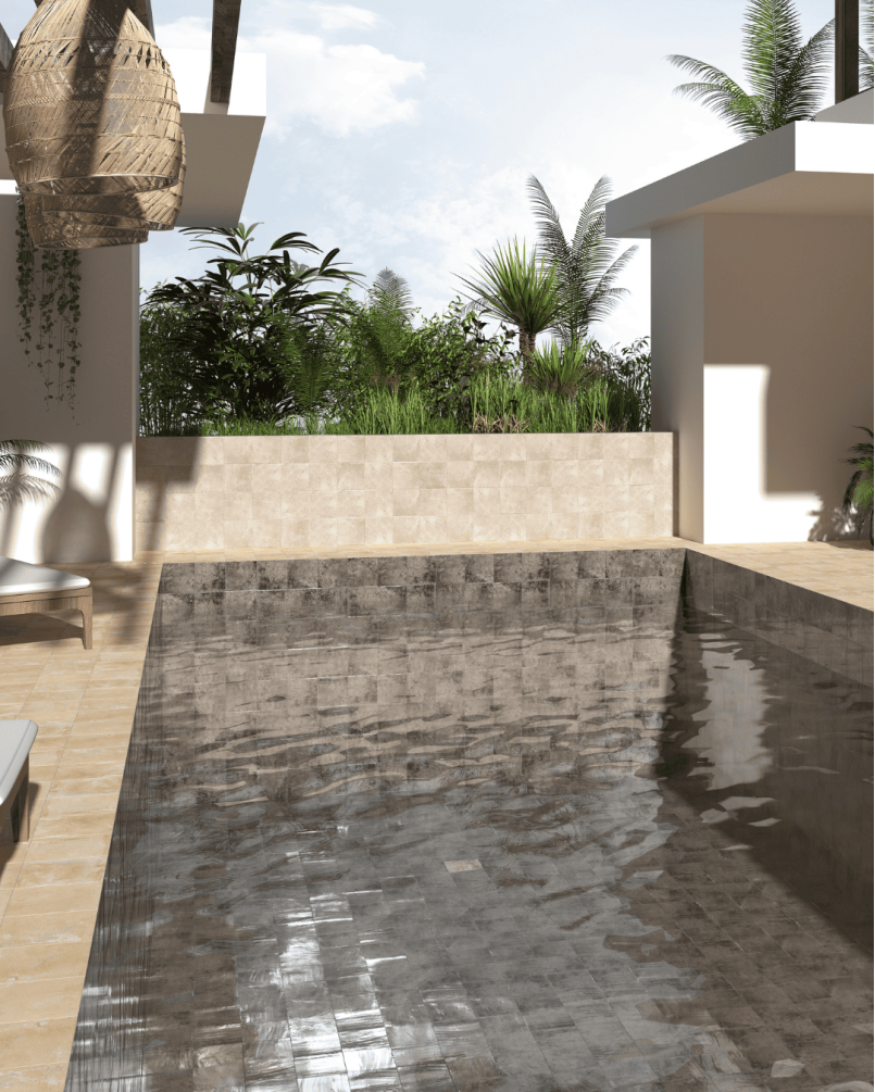 Série Ocean land 20x20 piscine (carton de 1 m2)