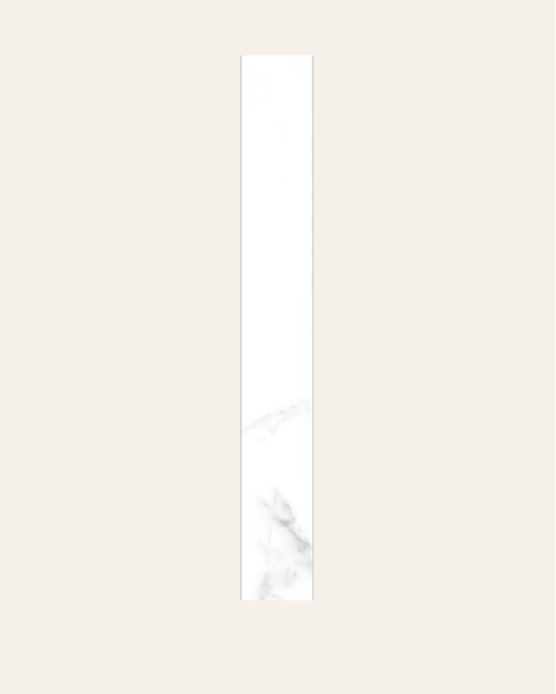 Plinthe 8x60 Série Nilo Blanco poli