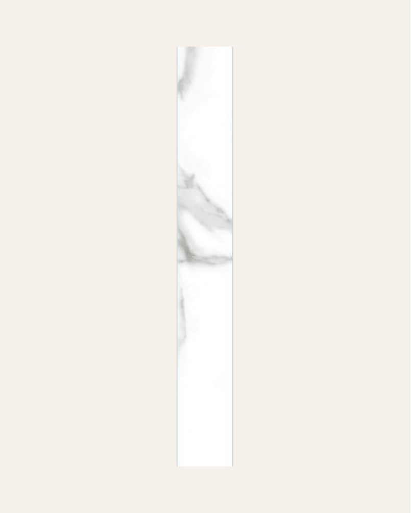 Plinthe 8x60 Série Nilo Blanco poli