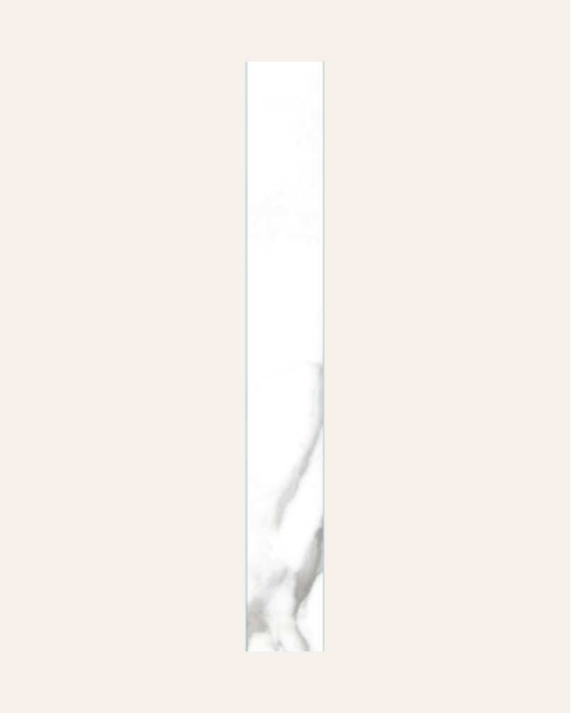 Plinthe 8x60 Série Nilo Blanco poli