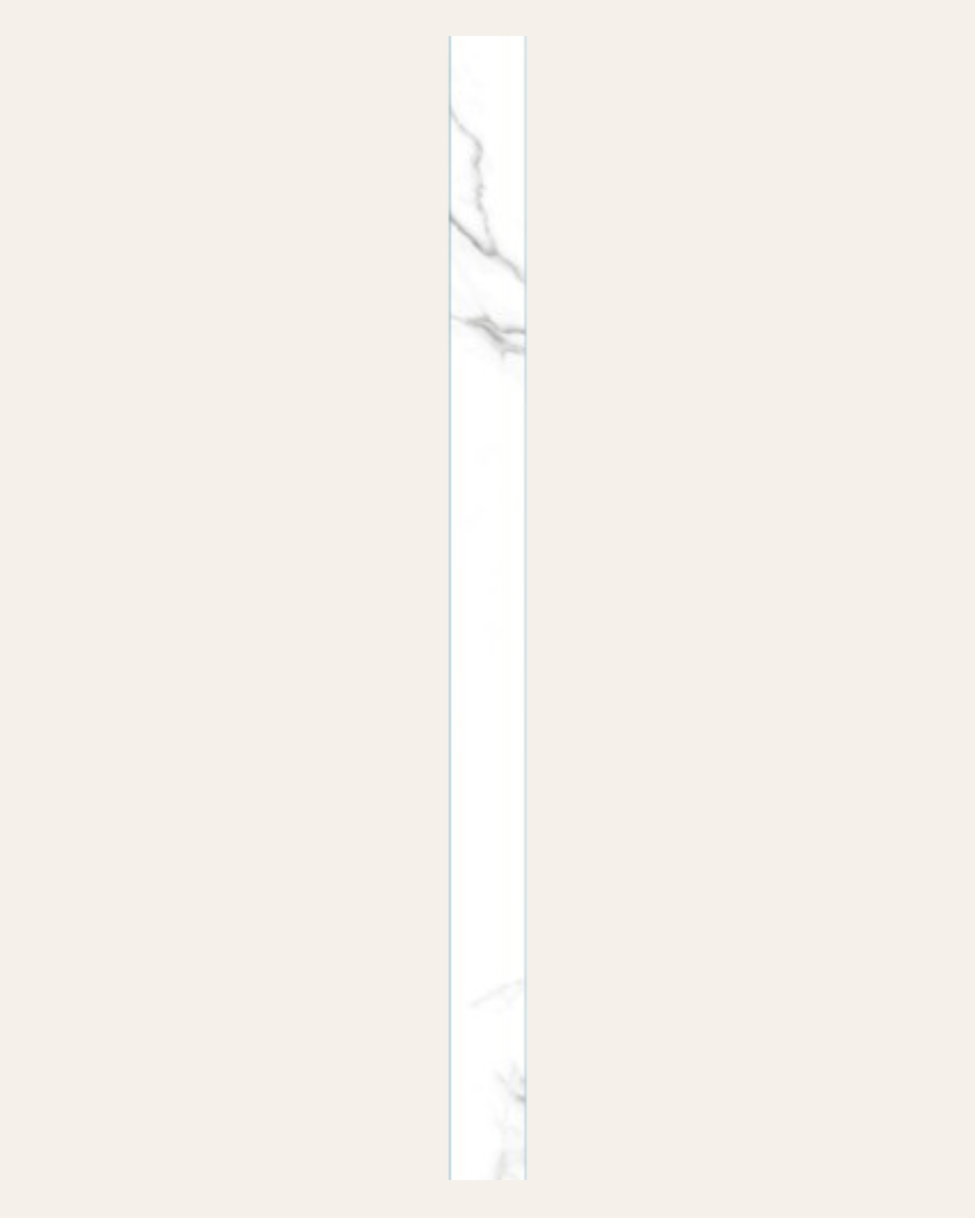 Plinthe 8x120 Série Nilo Blanco poli