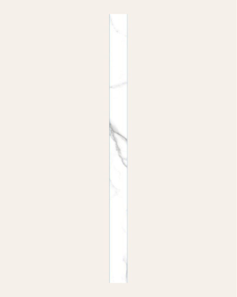 Plinthe 8x120 Série Nilo Blanco poli