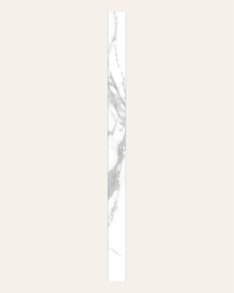 Plinthe 8x120 Série Nilo Blanco poli