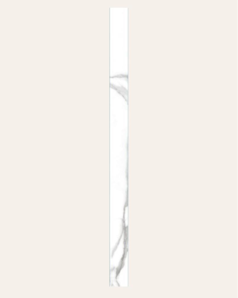 Plinthe 8x120 Série Nilo Blanco poli