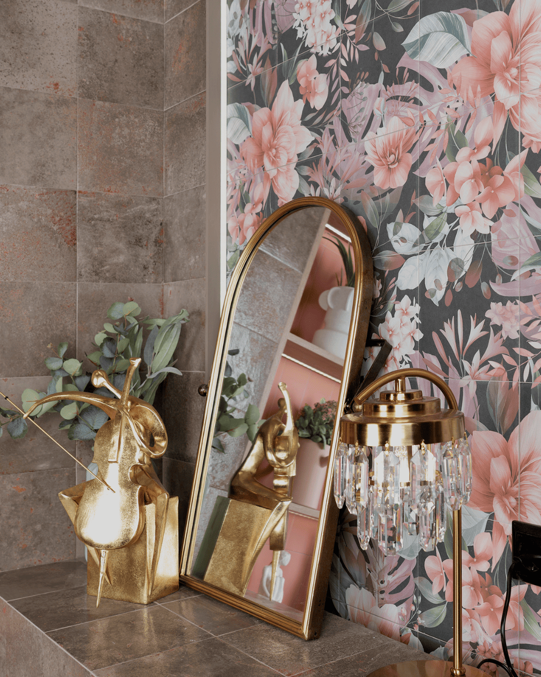 Tile set Roses 20x20 (tile set of 1,44 m2)