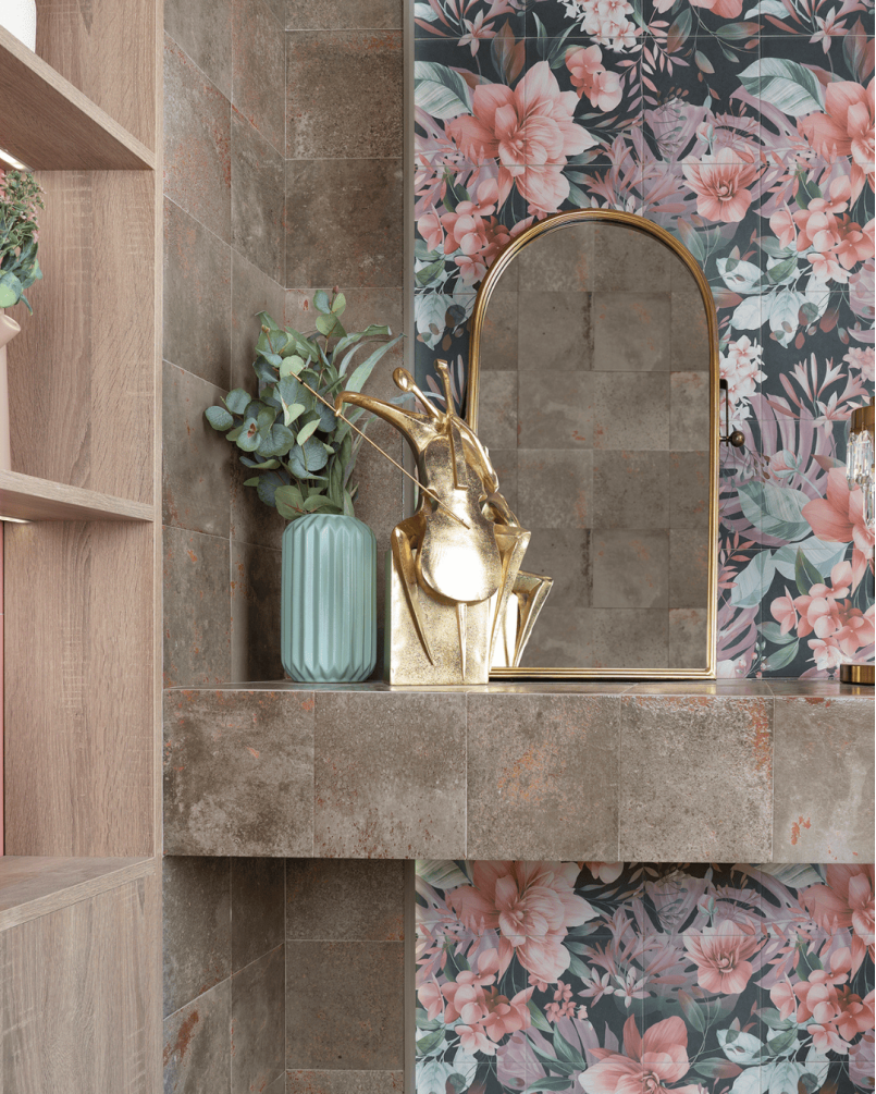 Tile set Roses 20x20 (tile set of 1,44 m2)