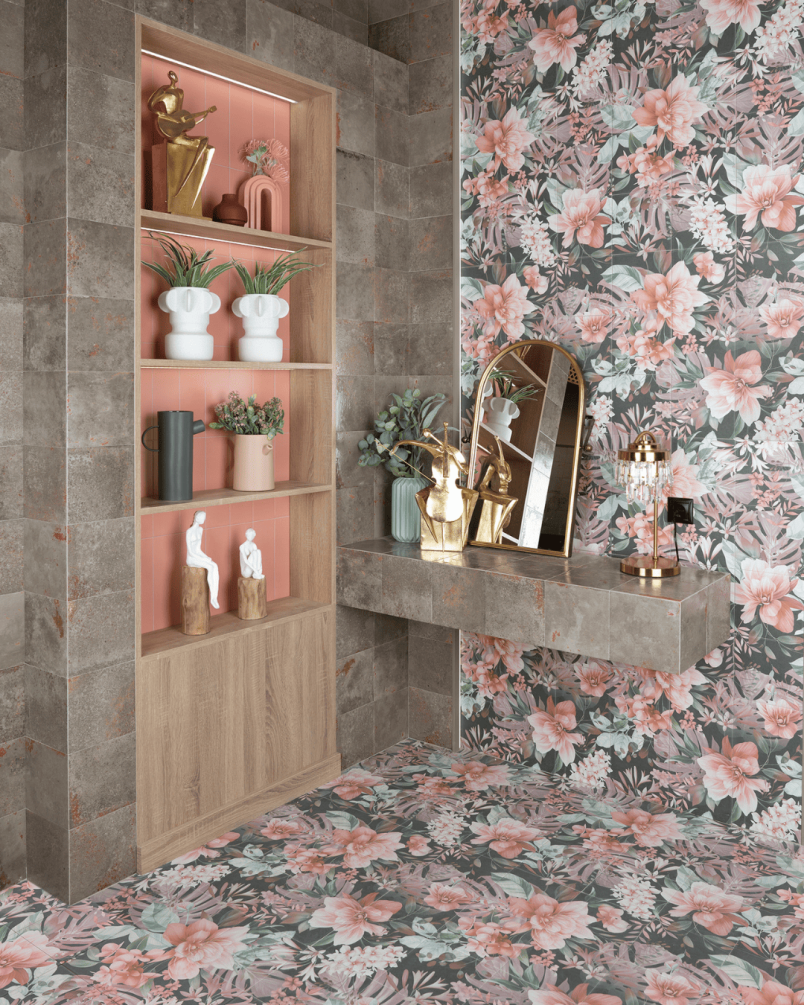 Tile set Roses 20x20 (tile set of 1,44 m2)