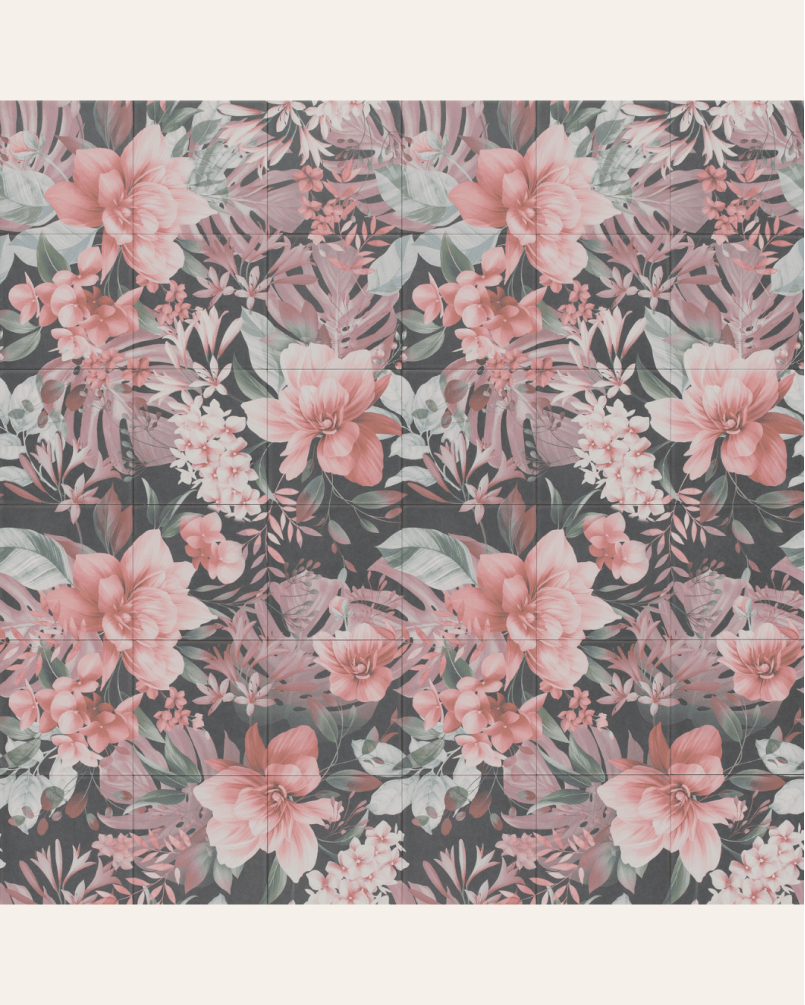 Tile set Roses 20x20 (tile set of 1,44 m2)