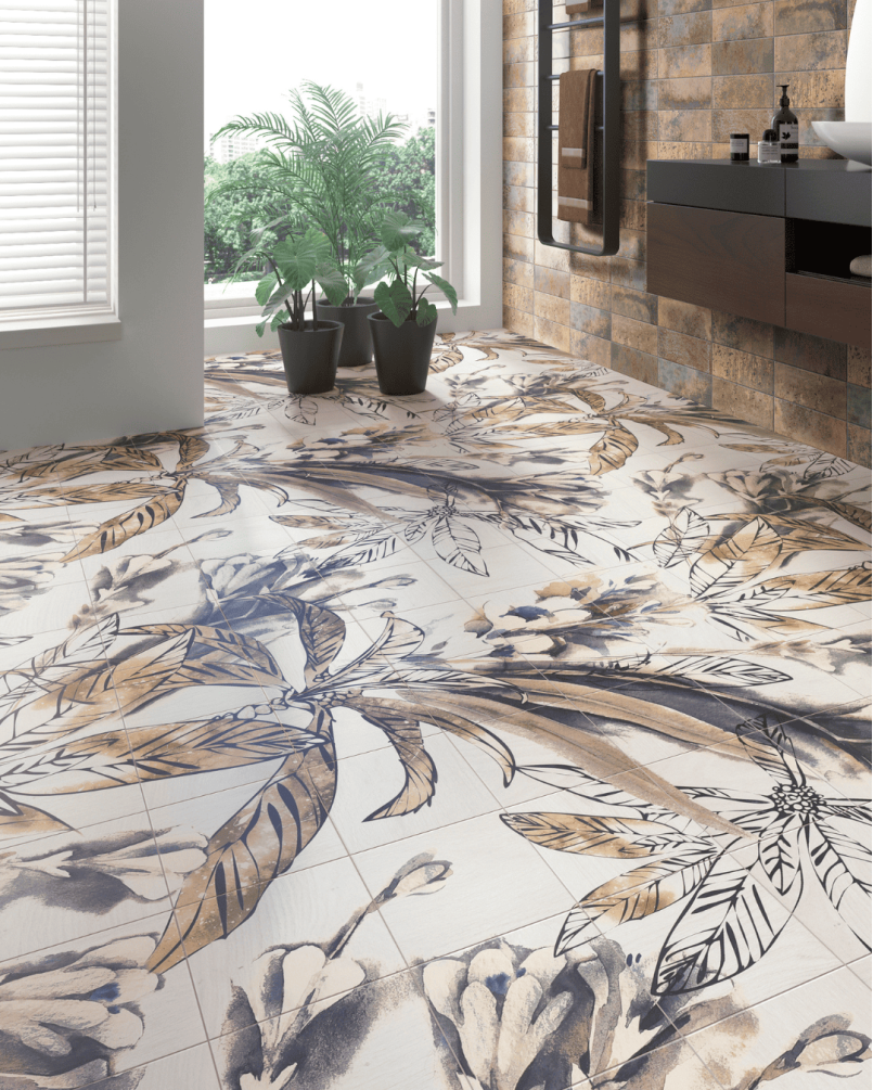 Tile set Autumn Leaves 20x20 (tile set of 1,44 m²)