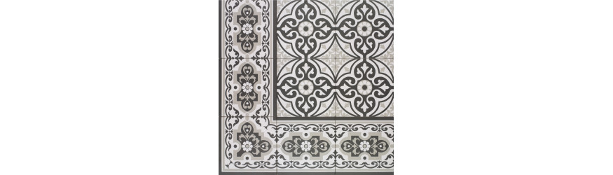 Cement Tile–Style Floor Borders – Magasin du Carrelage