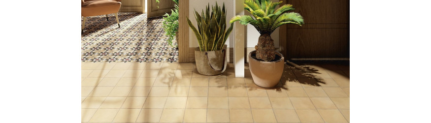 Nonslip Solid Colour Floor Tiles | Modern Design