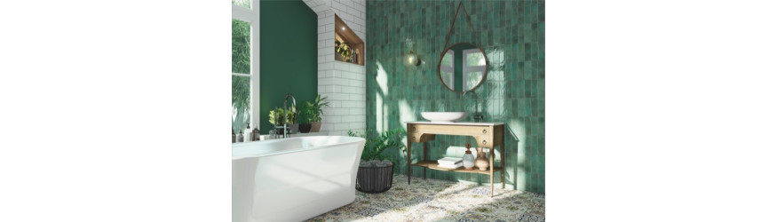 Glossy Zellige Effect Wall Tiles | Contemporary Artisan Style